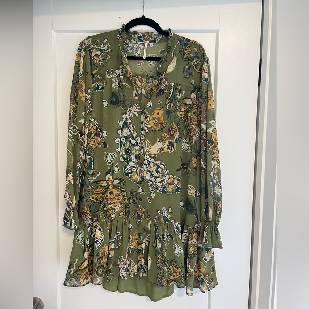 Free people dress with slip NWOT